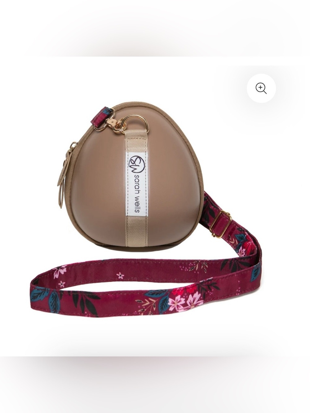 Sarah Wells Milkwear Case for Wearable Pumps (Latte w/Berry Bloom Straps)